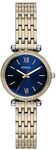 Fossil Carlie Damen 28MM Zweifarbige Edelstahluhr, ES5438