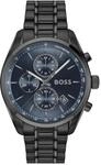 BOSS Chronograph Quarz Uhr Schwarzes Kollektion Grand Prix 44 mit Schwarzes