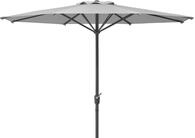 Schneider Sonnenschirm Korsika, silbergrau, 320 cm rund, 711-83, Gestell Alu/Stahl,