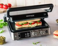 ROMMELSBACHER Kontaktgrill KG 2025, Kontakt- und Fl&auml;chengrill, getrennt...