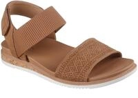 Skechers Damen Desert Kiss Low Top Look Flache Sandale, Kastanie, 37 EU