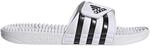 adidas Unisex Adissage Slides Sandal, Cloud White / Core Black / Cloud White, 51 EU