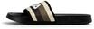 FILA Herren Slides MORRO BAY STRIPES mit gestreiftem Riemen, Mehrfarbig (Black-Coffee