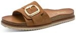 Jana Damen Mule Flat MultiAdj+vegan Cognac 41