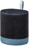 Inter Link - Sitzhocker - Hocker mit Stauraum - W&auml;schehocker - Pouf in Schwarz - mit