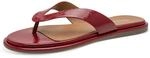 Tamaris Damen Zehentrenner Pantolette flach, rot, 37 EU