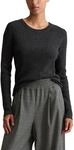Marc OߴPolo Denim Damen Strickpullover mit Rundhalsausschnitt Slim Fit, Grau...