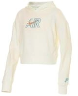 Nike Air Crop Kapuzenpullover White/Crimson Bliss/Worn Blue 10 Jahre