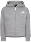 Nike M&auml;dchen Club Hoodie Sweatshirt, GEH - Grey Heather, 3-4 Jahre EU