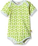 loud + proud Unisex Baby Body Kurzarm, Gr. 56 (Herstellergr&ouml;&szlig;e: 50/56), Gr&uuml;n (Lime