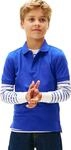 Tommy Hilfiger Flag Polo SS Kb0kb09103 S/S, Blau (Majesty Blue), 12 Monate, Blau
