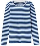 Name IT M&auml;dchen Nkfsuraja XSL Top Noos Langarmshirt, Surf The Web/Pattern:Stripe,