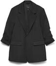 VERO MODA Damen Vmfrida 3/4 Regular Glitter Blazer Noos, Black, 44