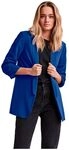 PIECES Damen Pcboss Noos 3/4 Blazer, Mazarine Blue,M