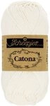Scheepjes - Scheepjes 105 Braut Wei&szlig;e Catona Garn - 1x100g