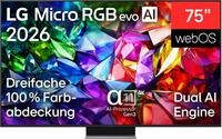 LG 75MRGB96B9B TV 75 Zoll (190 cm) 4K Micro RGB evo AI TV (&alpha;11 Gen3 4K AI-Prozessor