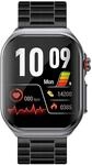 Knauermann PRO 3 Fan Edition eckig (2025) Grau, Gesundheitsuhr Smartwatch mit