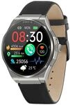 Knauermann PRO 3 (2024) Silber - Gesundheitsuhr Smartwatch mit Telefoniefunktion -