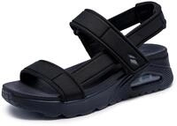Skechers UNO SUMMER STAND2, Damen Sandale, Black,