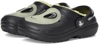 Crocs Unisex Kinder Classic Lined Alien Clog T Clog, Black, 27/28 EU