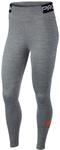 Nike Damen One Tights, Iron Grey/Heather/Black/Safety Orange, XS