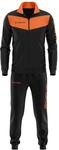 Givova Herren Visa Trainingsanzug, Mehrfarbig (schwarz/orange fluo), 2XS