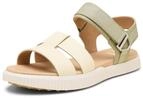 Sorel Ona Ave Damen flache Sandalen mit Kn&ouml;chelriemen, Dusty Twill/Honey White, 37