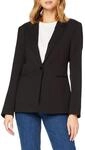 ICHI IHLEXI BL Damen Blazer Kurzblazer Jacke Ein-Knopf-Blazer mit Stretch und