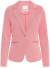 ICHI IHKATE Pique BL Damen Blazer Kurzblazer Jacke EIN-Knopf-Blazer mit Stretch,