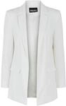 PIECES Damen Pcbozzy Ls Loose Blazer Noos Bc Klassischer Blazer, Cloud Dancer,M
