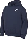 Nike FD3001-410 K NSW Club FLC HDY LBR Sweatshirt Unisex Midnight Navy/White Gr&ouml;&szlig;e