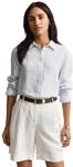 GANT REG Striped Linen LS Shirt - 38
