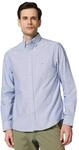 GANT Herren REG Classic Oxford Stripe Shirt Hemd, College Blue, XL