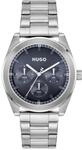Hugo Multi Zifferblatt Quarz Uhr f&uuml;r Herren Kollektion #Bright Sport mit Silbernes