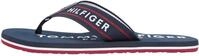 Tommy Hilfiger Men's Sporty Hilfiger Beach Sandal FM0FM05805 Flip Flops, BLUE...