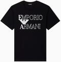 Herren T-Shirt Bold Logo Crew Neck Schwarz L