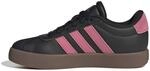 adidas Unisex Kinder Vl Court 3.0 Kids Shoes, core Black/pink Fusion/GUM5, 35 EU