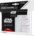 Gamegenic, Star Wars: Unlimited Art Sleeves Double Sleeving Pack &ndash; Space Red