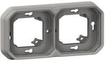 LEGRAND, Plexo New Feuchtraum-Unterputz-Tragrahmen, 2-fach, horizontal und vertikal,