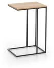 xonox.home &ndash; Beistelltisch schmal 30x58x40 cm in Artisan Eiche Nachbildung und