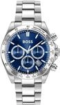 BOSS Quarz-Chronograph f&uuml;r Herren Hero 2.0 Collection mit Edelstahlarmband