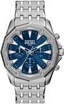 Diesel Stinger Herren 46MM Silberfarbene Edelstahl Uhr, DZ4706