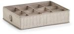 Zeller Aufbewahrungsbox, Vlies, Beige, 44 x 34 x 11 cm, 14642