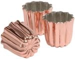 Patisse 719197 Backf&ouml;rmchen,Kupfer, 17,5 x 6 x 6 cm, 3 St&uuml;ck