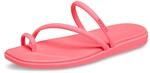 Crocs Miami Zehensandalen f&uuml;r Damen, flach, Guave, Gr&ouml;&szlig;e 42, Pink (Guava),...