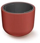 Terrakottafarbener Topf mit Beh&auml;lter, Kollektion MILLY, 23,9 x 23,9 x 19,7 cm,