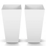 VEVOR Pflanztopf 325x325x665 mm 2er-Set, Blumentopf, Blumenk&uuml;bel, PP-Pflanzgef&auml;&szlig;,