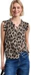 Street One Blusentop mit Split Neck und R&uuml;schen