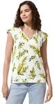 Street One Studio Dropped Shoulder Shirt mit Split Neck Off White 38