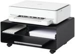YAMAZAKI Tower Drucker-Regal mit Rollen aus Stahl - Druckertisch,...